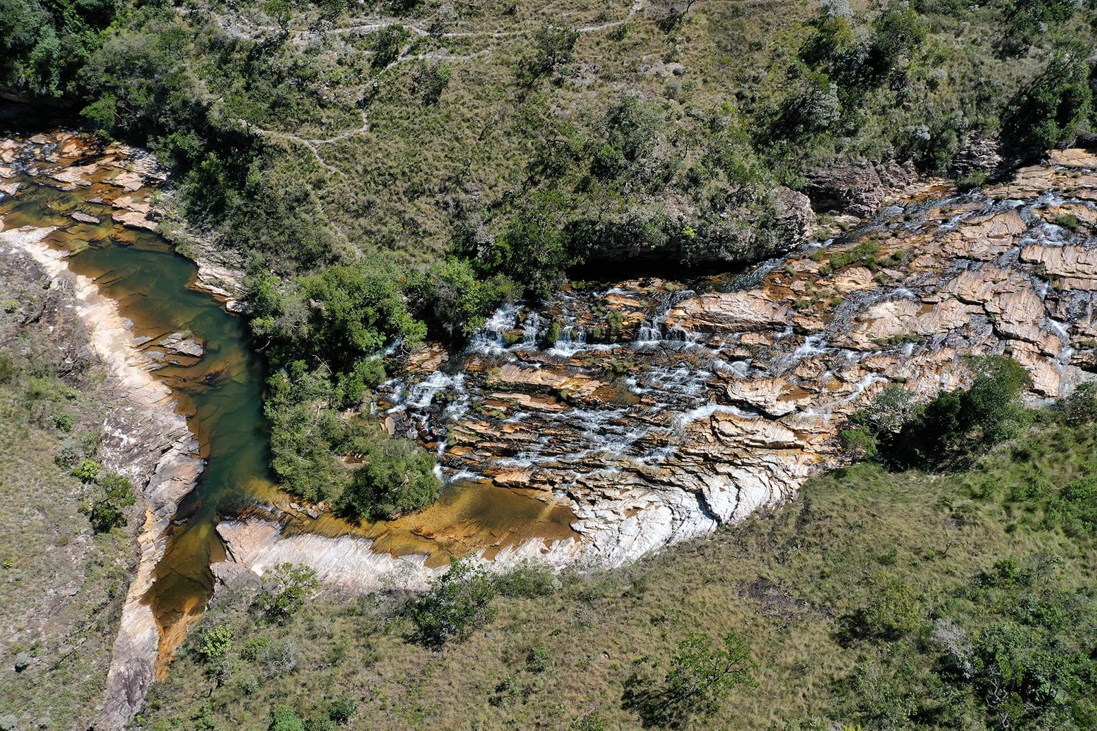 Cachoeira Da Gruta na Fazenda Vitória