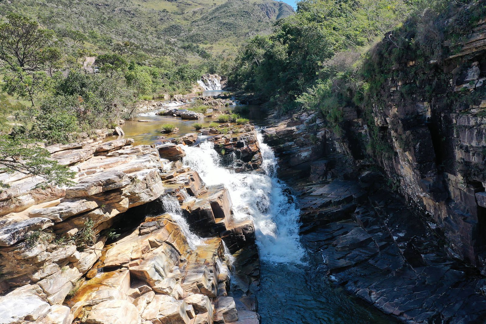 Cachoeira Tótem na Fazenda Vitória